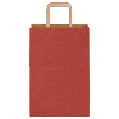 Papirnate vrećice 250 kom s ručkama crvene 21x11x31 cm - Crvena 21 x 11 x 31 cm 250 Cijena