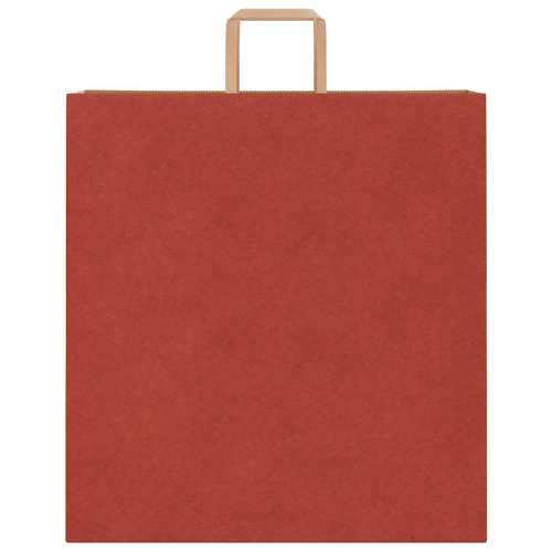 Papirnate vrećice 250 kom s ručkama crvene 45x17x48 cm - Crvena 45 x 17 x 48 cm 250 Cijena