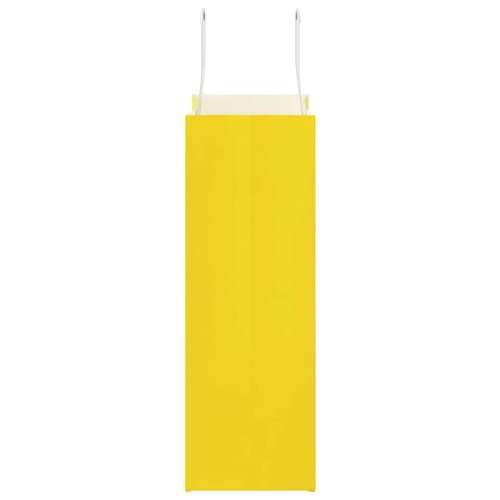 Papirnate vrećice 50 kom s ručkama žute 21x11x31 cm - Žuta 21 x 11 x 31 cm 50 Cijena
