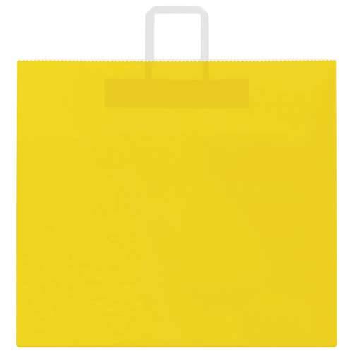 Papirnate vrećice 50 kom s ručkama žute 54x15x49 cm - Žuta 54 x 15 x 49 cm 50 Cijena