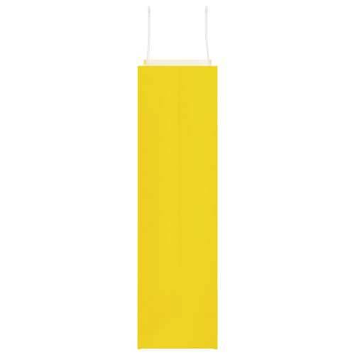 Papirnate vrećice 250 kom s ručkama žute 32x12x42 cm - Žuta 32 x 12 x 42 cm 250 Cijena