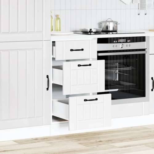 Donji kuhinjski ormarić Lucca bijeli konstruirano drvo - Bijela 40 x 46 x 81.5 cm 1 1x bottom cabinet (3 drawers) Cijena
