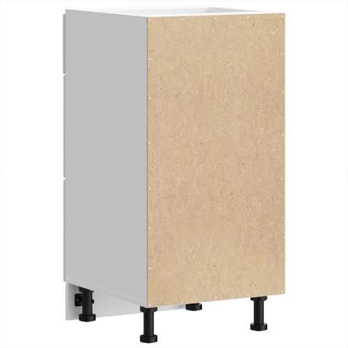 Donji kuhinjski ormarić Lucca bijeli konstruirano drvo - Bijela 40 x 46 x 81.5 cm 1 1x bottom cabinet (3 drawers) Cijena