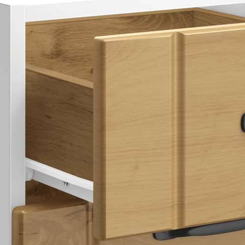 Donji kuhinjski ormarić Lucca boja hrasta konstruirano drvo - hrast artisan 40 x 46 x 81.5 cm 1 1x bottom cabinet (3 drawers) Cijena