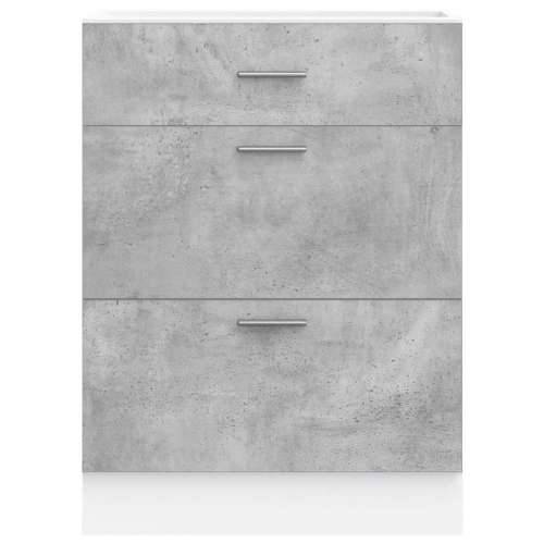 Donji kuhinjski ormarić “Lyon” boja betona konstruirano drvo - Beton siva 1 1 x donji ormarić (3 ladice) 60 cm Cijena