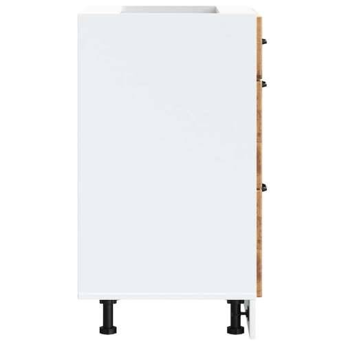 Donji kuhinjski ormarić Kalmar boja drva konstruirano drvo - Staro drvo 60 x 46 x 81.5 cm 1 1x bottom cabinet (3 drawers) Cijena