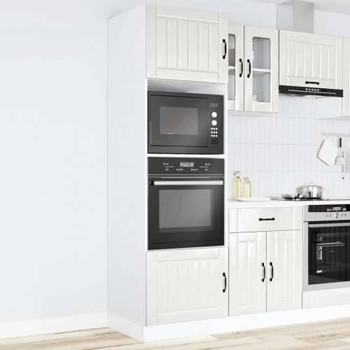 Ormari za pećnicu 2 kom Kalmar sjaj bijeli konstruirano drvo - Visoko sjajno bijela 60 x 57 x 207 cm 1 1x oven cabinet Cijena