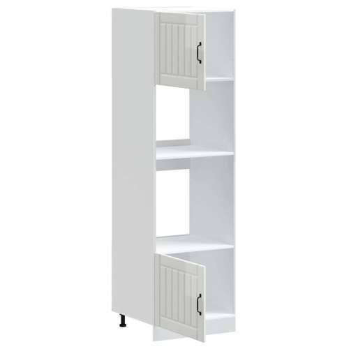 Ormari za pećnicu 2 kom Kalmar sjaj bijeli konstruirano drvo - Visoko sjajno bijela 60 x 57 x 207 cm 1 1x oven cabinet Cijena