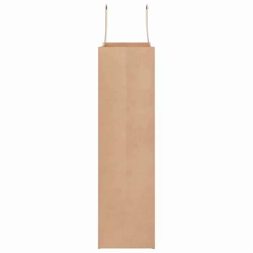 Papirnate vrećice 50 kom s ručkama smeđe 32x12x42 cm - Smeđa 32 x 12 x 42 cm 50 Cijena