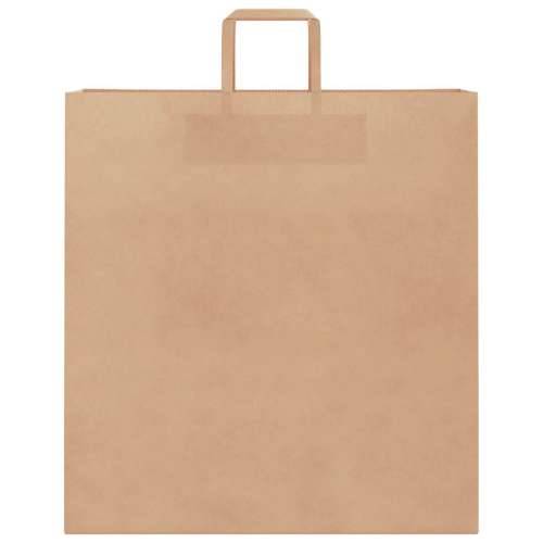 Papirnate vrećice 250 kom s ručkama smeđe 45x17x48 cm - Smeđa 45 x 17 x 48 cm 250 Cijena