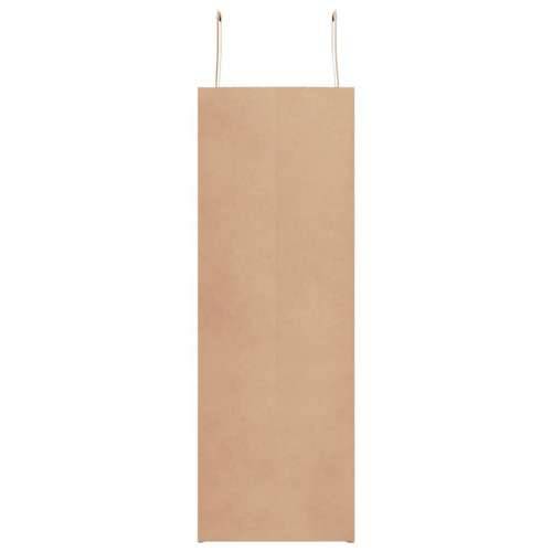 Papirnate vrećice 250 kom s ručkama smeđe 45x17x48 cm - Smeđa 45 x 17 x 48 cm 250 Cijena