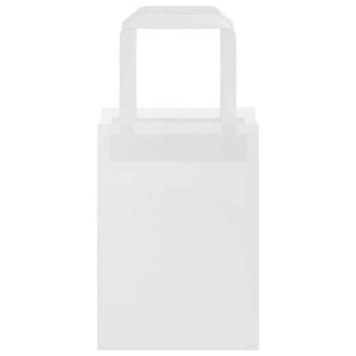 Papirnate vrećice 50 kom s ručkama bijele 15x8x21 cm - Bijela 15 x 8 x 21 cm 50 Cijena