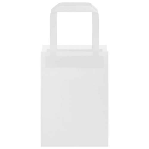 Papirnate vrećice 250 kom s ručkama bijele 15x8x21 cm - Bijela 15 x 8 x 21 cm 250 Cijena