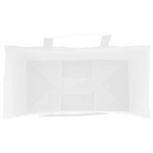 Papirnate vrećice 250 kom s ručkama bijele 21x11x31 cm - Bijela 21 x 11 x 31 cm 250 Cijena
