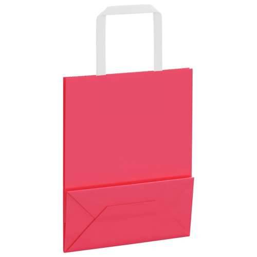 Papirnate vrećice 50 kom s ručkama ružičaste 18x8x22 cm - Ružičasta 18 x 8 x 22 cm 50 Cijena
