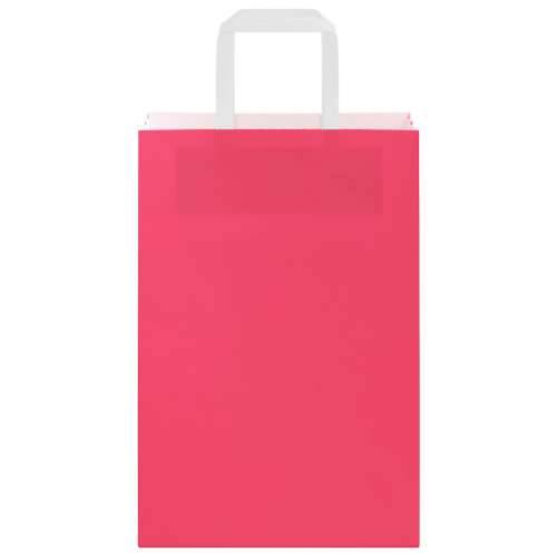 Papirnate vrećice 50 kom s ručkama ružičaste 21x11x31 cm - Ružičasta 21 x 11 x 31 cm 50 Cijena