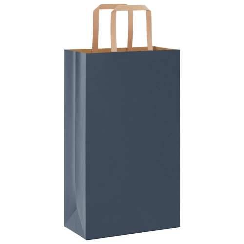 Papirnate vrećice 50 kom s ručkama plave 21x11x36 cm - Plava 21 x 11 x 36 cm 50 Cijena