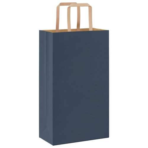 Papirnate vrećice 50 kom s ručkama plave 21x11x36 cm - Plava 21 x 11 x 36 cm 50 Cijena