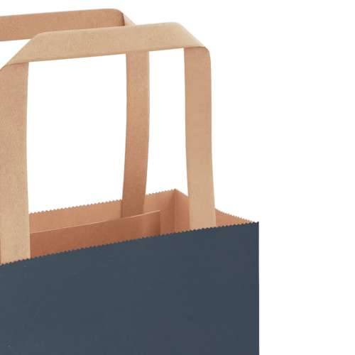 Papirnate vrećice 50 kom s ručkama plave 21x11x36 cm - Plava 21 x 11 x 36 cm 50 Cijena