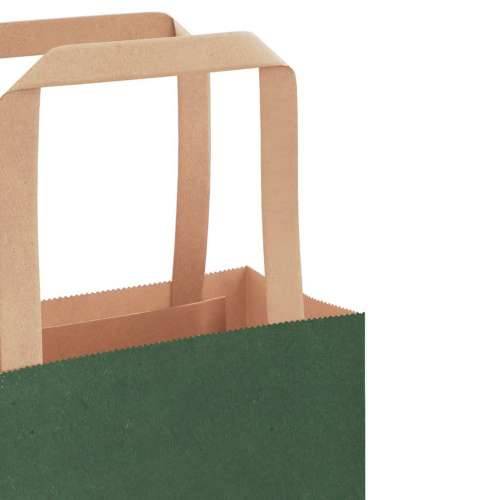 Papirnate vrećice 50 kom s ručkama zelene 45x17x48 cm - Zelena 45 x 17 x 48 cm 50 Cijena