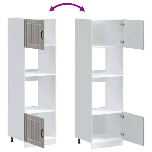 Ormari za pećnicu 2 kom Kalmar konstruiranog drva - Sivi hrast sonoma 1 2 x ormarić za pećnicu 60 cm Cijena