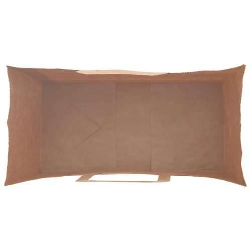 Papirnate vrećice 250 kom s ručkama smeđe 18x8x22 cm - Smeđa 18 x 8 x 22 cm 250 Cijena