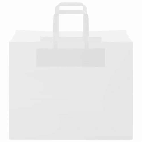 Papirnate vrećice 50 kom s ručkama bijele 32x22x24 cm - Bijela 32 x 22 x 24 cm 50 Cijena