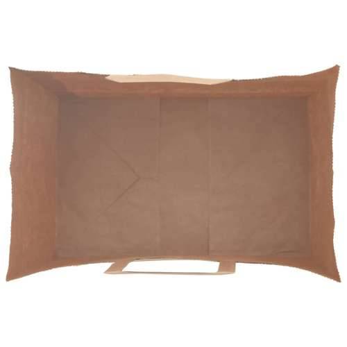 Papirnate vrećice 250 kom s ručkama crne 26x17x25 cm - Crna 26 x 17 x 25 cm 250 Cijena