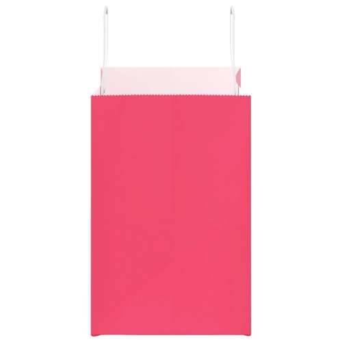 Papirnate vrećice 250 kom s ručkama ružičaste 26x17x25 cm - Ružičasta 26 x 17 x 25 cm 250 Cijena