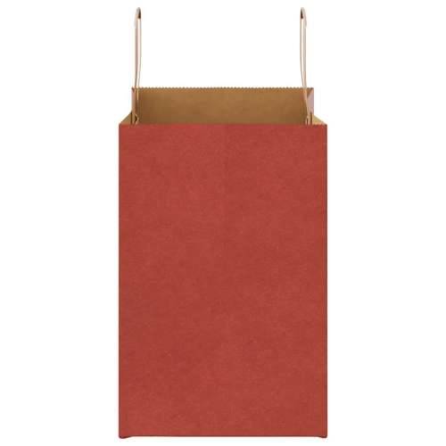 Papirnate vrećice 50 kom s ručkama crvene 26x17x25 cm - Crvena 26 x 17 x 25 cm 50 Cijena