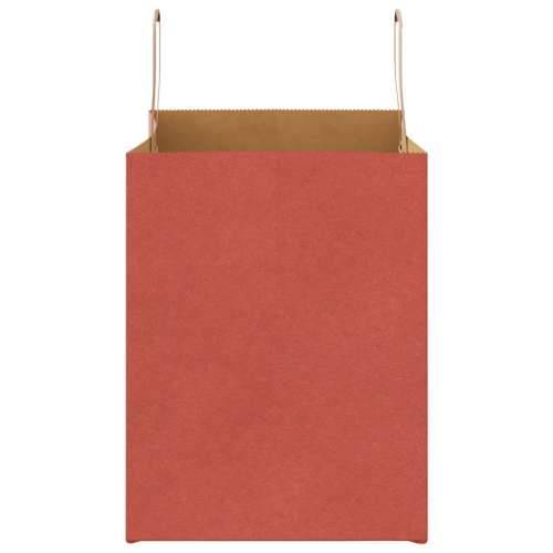 Papirnate vrećice 250 kom s ručkama crvene 32x22x28 cm - Crvena 32 x 22 x 28 cm 250 Cijena