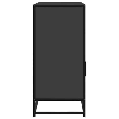Komoda crna 100x35x76 cm od konstruiranog drva - Crna 1 Cijena