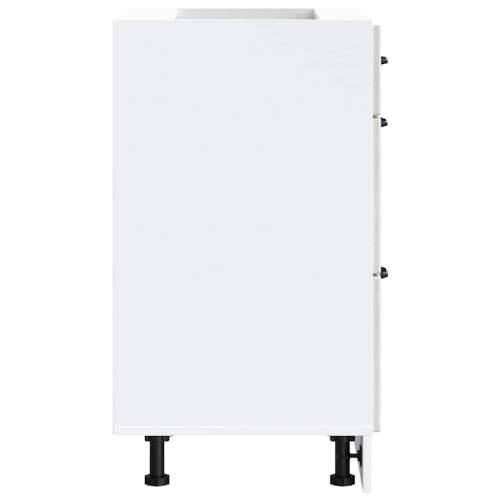 Donji kuhinjski ormarić Lucca boja betona konstruirano drvo - Beton siva 60 x 46 x 81.5 cm 1 1x bottom cabinet (3 drawers) Cijena