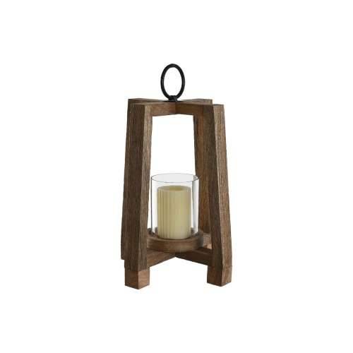 Svijećnjak Home ESPRIT Smeđa Prirodno Kristal Drvo Manga 25 x 25 x 35 cm Cijena