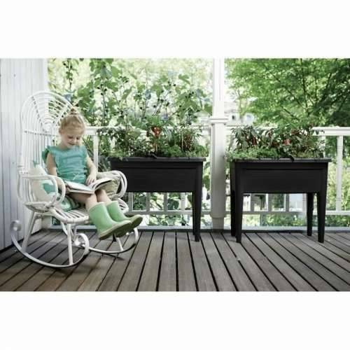 Postolje za sadnju Elho Green Basics XXL Crna Plastika 75 cm Cijena