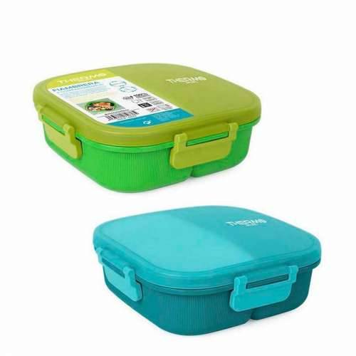 Hermetička Kutija za Ručak ThermoSport 3 Pretinci Kvadratno 900 ml (6 kom.) Cijena