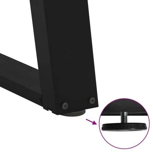 Noge za konzolni stol U-oblik 2 kom Crne 38 x (72-73) cm Čelik - Crna 38 x (72-73) cm 1 Cijena