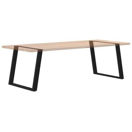 Noge za blagovaonski stol U-oblik 2 kom Crne 100 x (72-73) cm Čelik - Crna 100 x (72-73) cm 1 Cijena