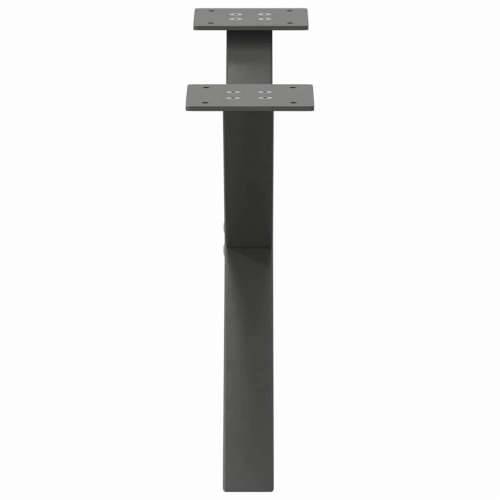 Noge za klub stolić u obliku slova X, 2 kom, antracit, 50 x (30-31) cm, čelik - Antracit 50 x (30-31) cm (40 mm) 2 1 Cijena