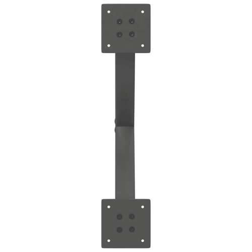 Noge za klub stolić u obliku slova X, 2 kom, antracit, 50 x (30-31) cm, čelik - Antracit 50 x (30-31) cm (40 mm) 2 1 Cijena
