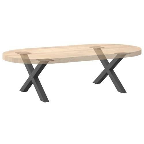 Noge za klub stolić u obliku slova X, 2 kom, antracit, 50 x (30-31) cm, čelik - Antracit 50 x (30-31) cm (40 mm) 2 1 Cijena