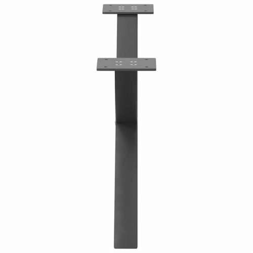 Noge za klub stolić u obliku slova X, 2 kom, antracit, 70 x (30-31) cm, čelik - Antracit 70 x (30-31) cm (40 mm) 2 1 Cijena