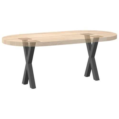 Noge za klub stolić u obliku slova X, 2 kom, antracit, 28 x (42-43) cm, čelik - Antracit 28 x (42-43) cm (40 mm) 2 1 Cijena