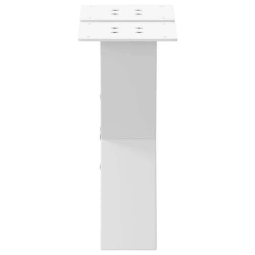Noge za klub stolić u obliku slova X, 2 kom, bijele, 30 x (30-31) cm, čelik - Bijela 30 x (30-31) cm (80 mm) 2 1 Cijena
