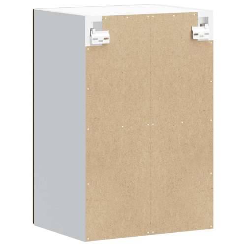 Kuhinjski zidni ormarić sa staklenim vratima Kalmar drveni - Smeđi hrast 40 x 31 x 60 cm 1 1x wall glass cabinet (1 door) Cijena