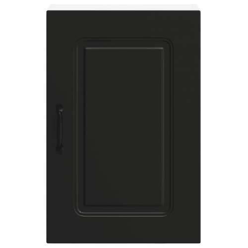 Kuhinjski zidni ormarić Kalmar crni konstruirano drvo - Crna 1 1 x zidni ormarić (1 vrata) 40 cm Cijena