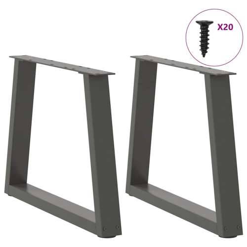 Noge za klub stolić V-oblika 2 kom antracit 50 x (42-43,3) cm čelik - Antracit 50 x (42-43.3) cm 2 1 Cijena