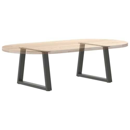 Noge za klub stolić V-oblika 2 kom antracit 50 x (42-43,3) cm čelik - Antracit 50 x (42-43.3) cm 2 1 Cijena