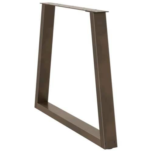 Noge za blagovaonski stol V-oblik 2 kom Prirodni čelik 70 x (72-73,3) cm Čelik - Prirodna 70 x (72-73.3) cm 2 1 Cijena
