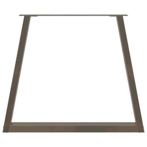 Noge za blagovaonski stol V-oblik 2 kom Prirodni čelik 70 x (72-73,3) cm Čelik - Prirodna 70 x (72-73.3) cm 2 1 Cijena